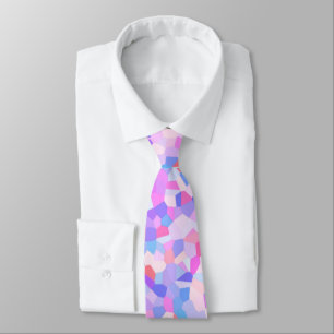 Funky Groovy Boho Colourful Trippy Sprinkle Mosaic Tie