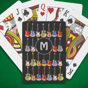 Funky Guitar Custom Playing Cards