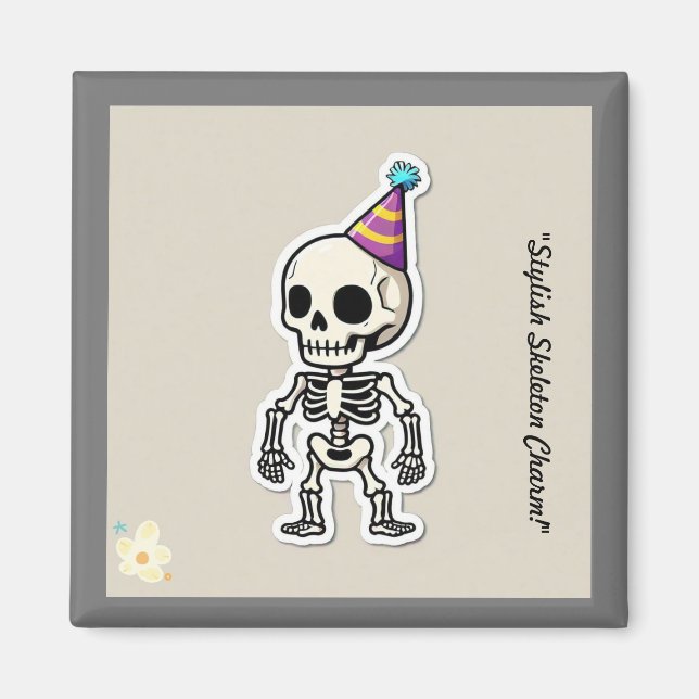 "Funky Halloween Character" Magnet (Front)