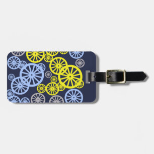 Funky Happy Wheel Circle Pattern Product Luggage Tag