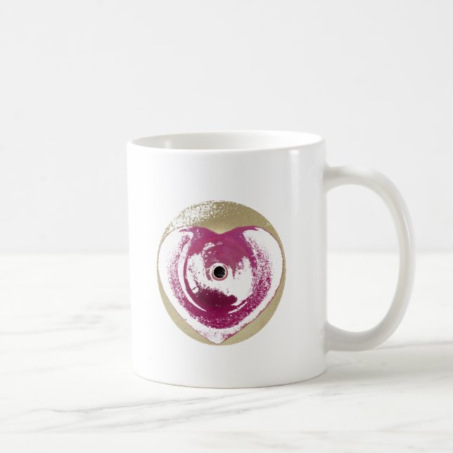funky heart coffee mug (Right)
