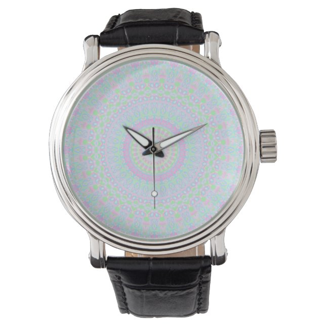 Funky Hippie Mandala  Watch (Front)