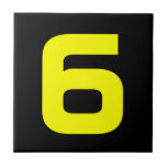 Funky House Numbers Tile<br><div class="desc">Funky house numbers</div>