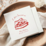 Funky I Got Sauced Pizza Bridal Shower Napkin<br><div class="desc">Add a dash of fun and flavour to your bridal shower with our Funky "I Got Sauced" Pizza Paper Napkins. Perfect for pizza-loving brides and their guests,  these napkins bring a playful twist to your celebration.</div>