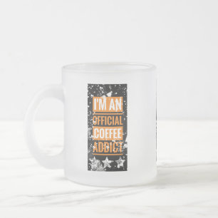 Funky I'm an Official Coffee Addict Mug