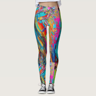 Funky Kaleidoscope colourful leggings