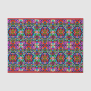 Funky Kaleidoscope Pattern Tissue Paper