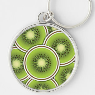 Funky kiwi fruit key ring