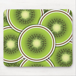 Funky kiwi fruit mouse mat