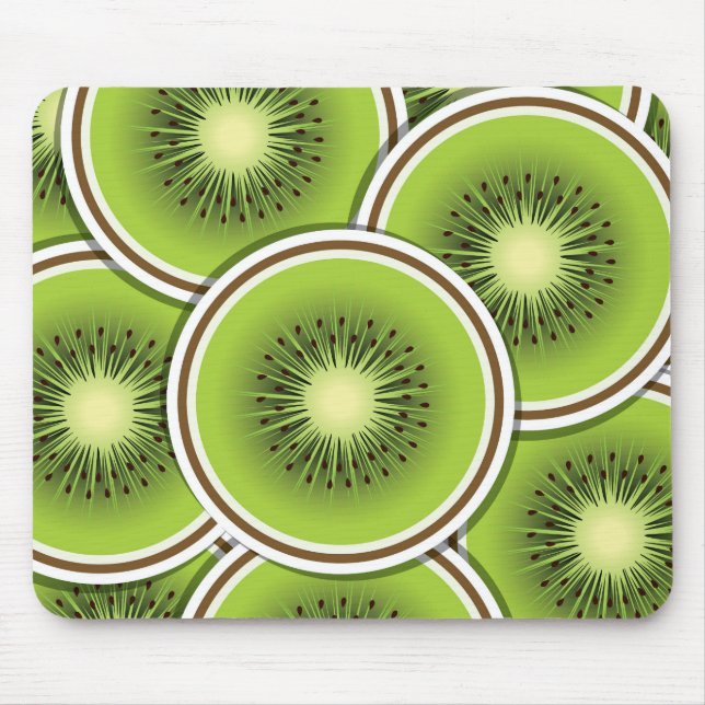 Funky kiwi fruit mouse mat (Front)