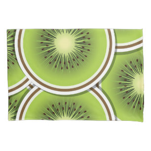 Funky kiwi fruit pillowcase