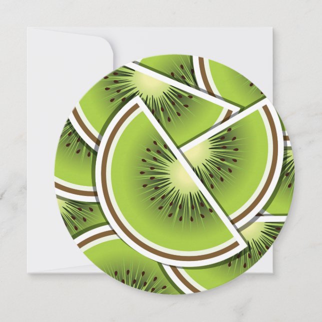 Funky kiwi fruit wedges (Front)