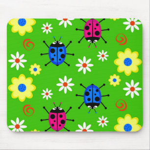 Funky Ladybugs Mouse Mat