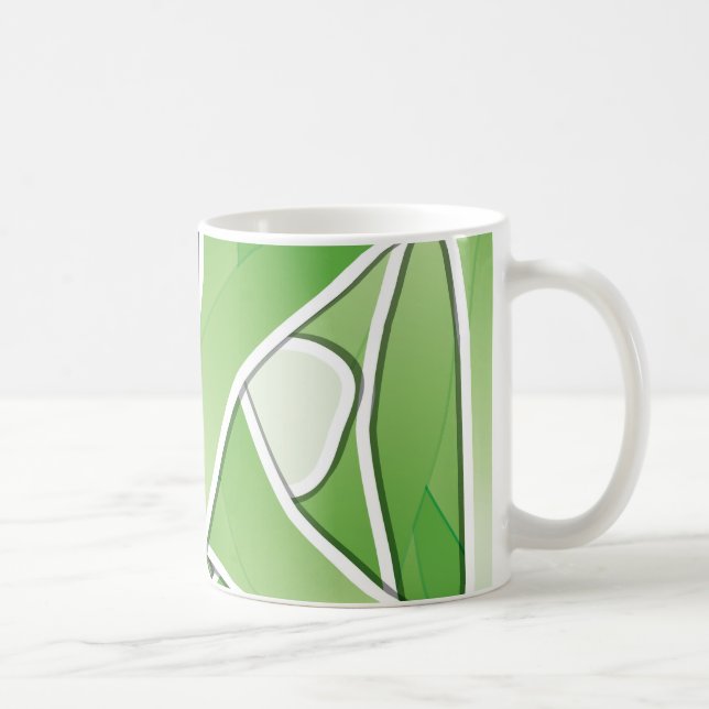 Funky leek coffee mug (Right)