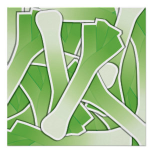 Funky leek poster
