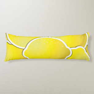 Funky lemon body cushion