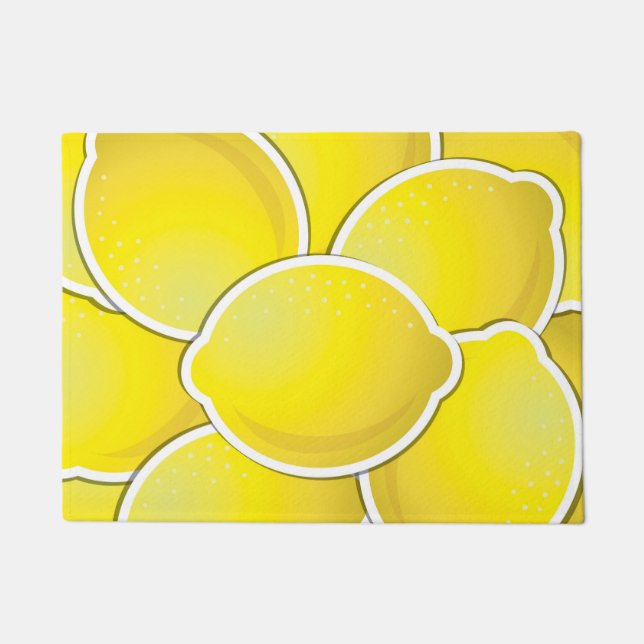 Funky lemon doormat (Front)