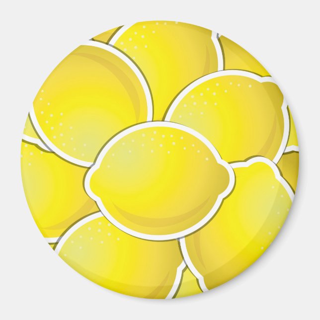 Funky lemon magnet (Front)
