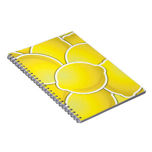 Funky lemon notebook