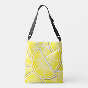 Funky lemon wedges! crossbody bag