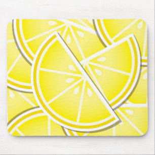 Funky lemon wedges! mouse mat