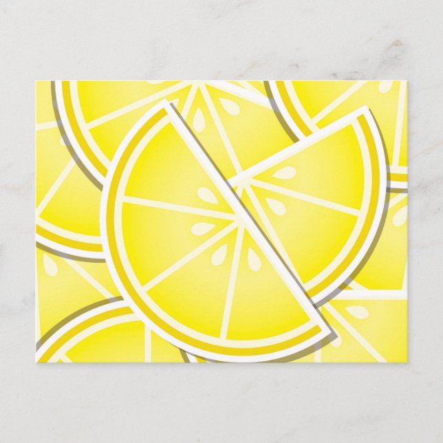 Funky lemon wedges! postcard (Front)