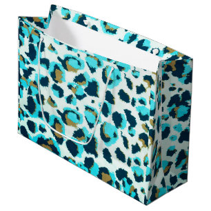 Funky Leopard Patterns Animal Zoo Art Animal Art Large Gift Bag