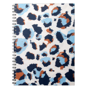 Funky Leopard Patterns Animal Zoo Art Animal Art Notebook