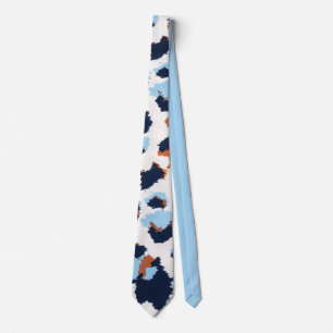 Funky Leopard Patterns Animal Zoo Art Animal Art Tie