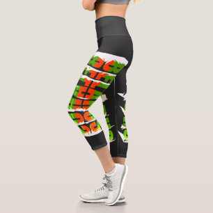 Funky Letters Belarus Беларусь Flag Leggings
