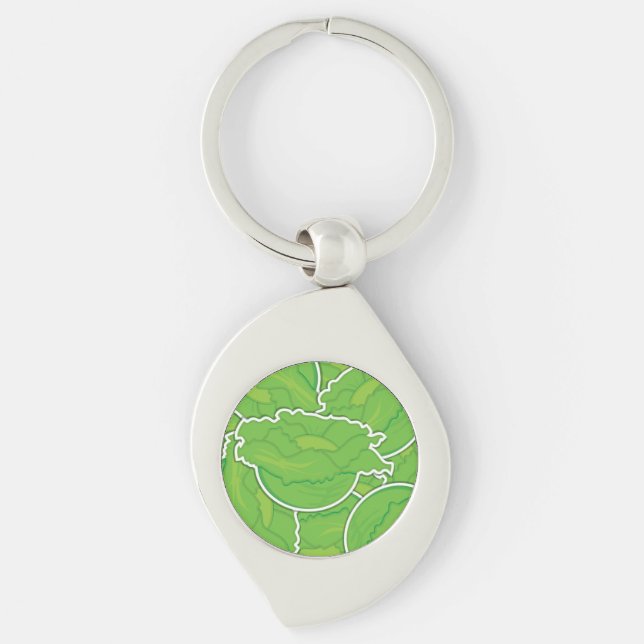 Funky lettuce key ring (Front)