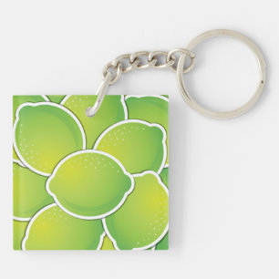 Funky lime key ring