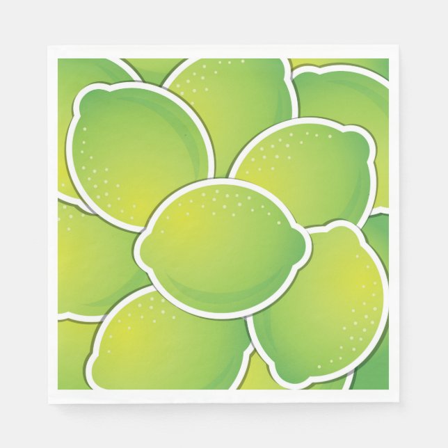 Funky lime napkin (Front)