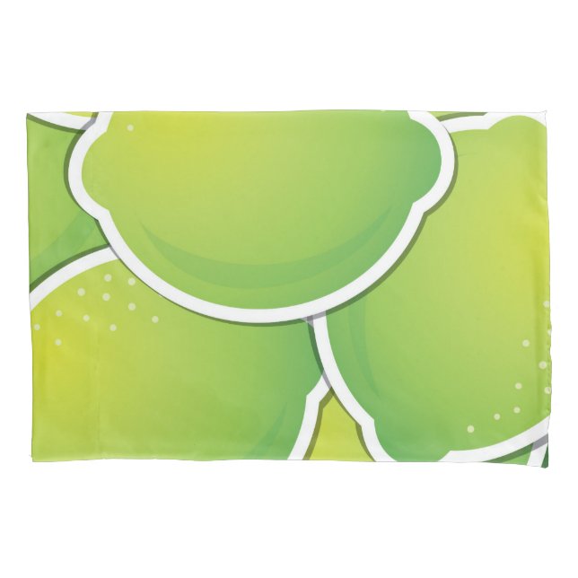 Funky lime pillowcase (Front)