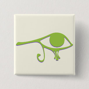 Funky Lime Purple Wedjet 15 Cm Square Badge