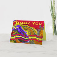Funky Liquid Wave Abstract Art Personalised
