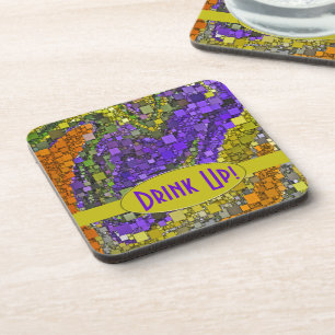 Funky Liquid Wave Artwork Coaster