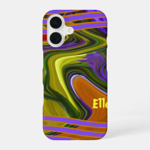 Funky Liquid Wave iPhone 16 Case