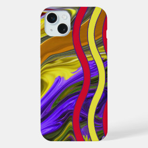 Funky Liquid Wave iPhone 15 Plus Case