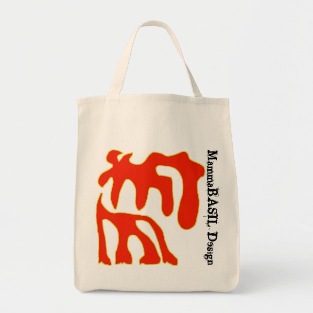 Funky MammaBASIl Design Bag! Tote Bag (Front)