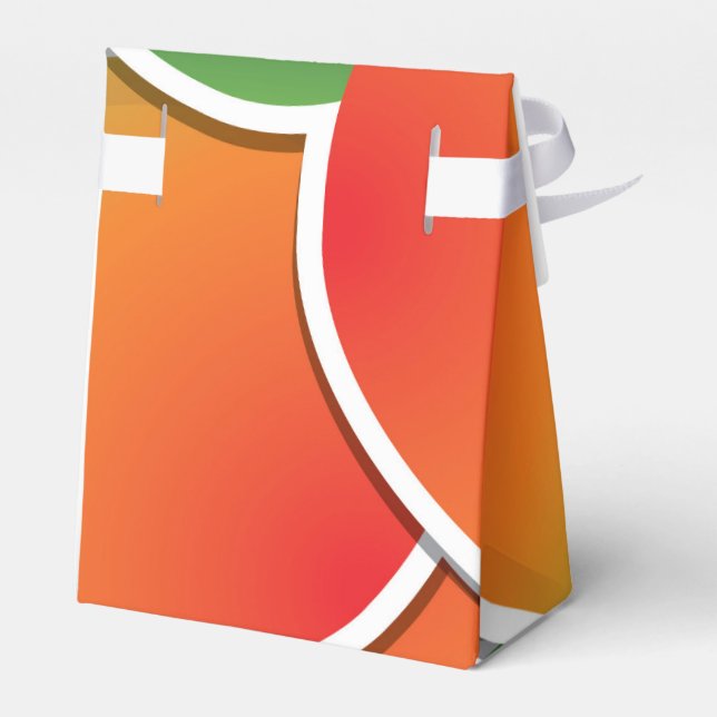 Funky mango favour box (Back Side)