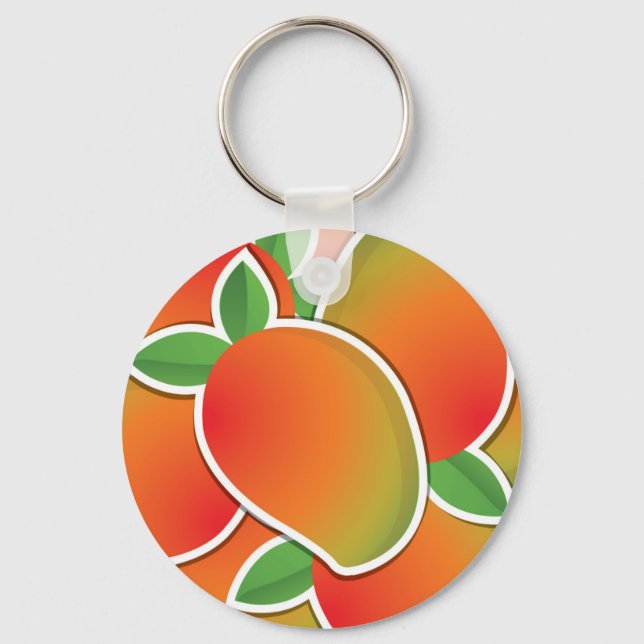 Funky mango key ring (Front)