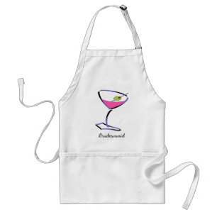 funky martini purple standard apron