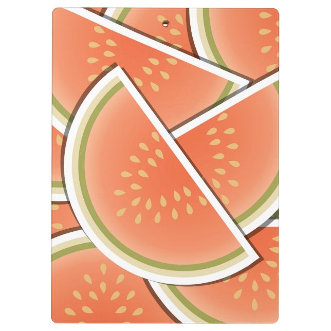 Funky melon wedges clipboard (Back)