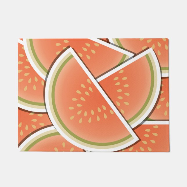 Funky melon wedges doormat (Front)
