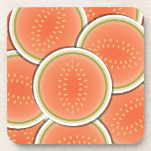 Funky melons coaster