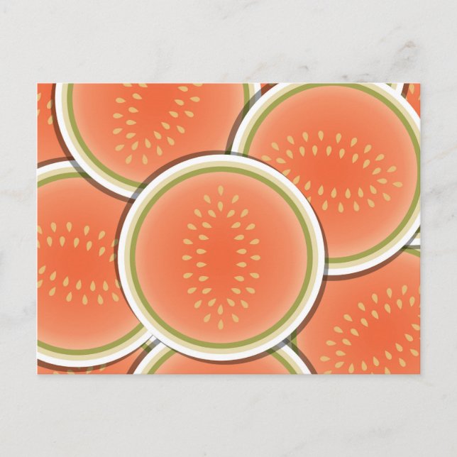 Funky melons postcard (Front)