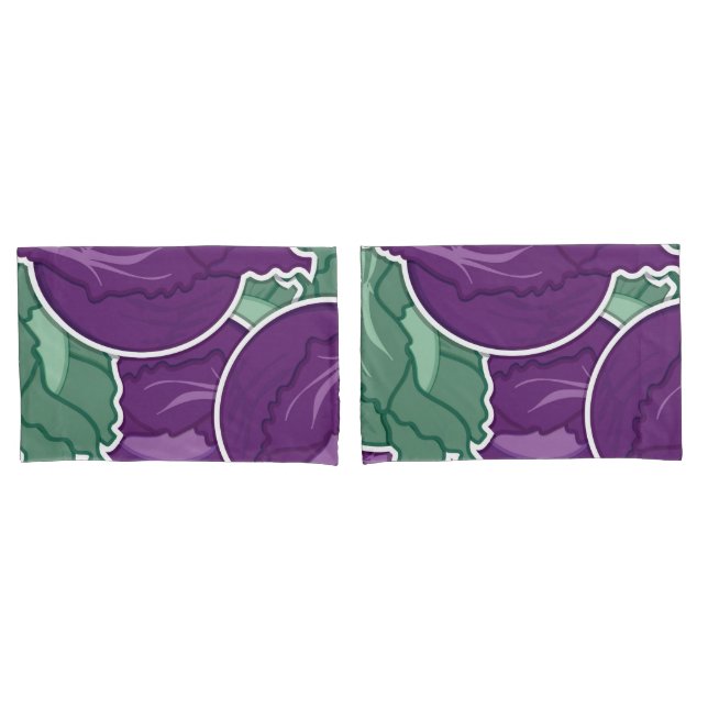 Funky mixed cabbage pillowcase (Front-Set)