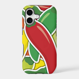 Funky mixed chilli peppers