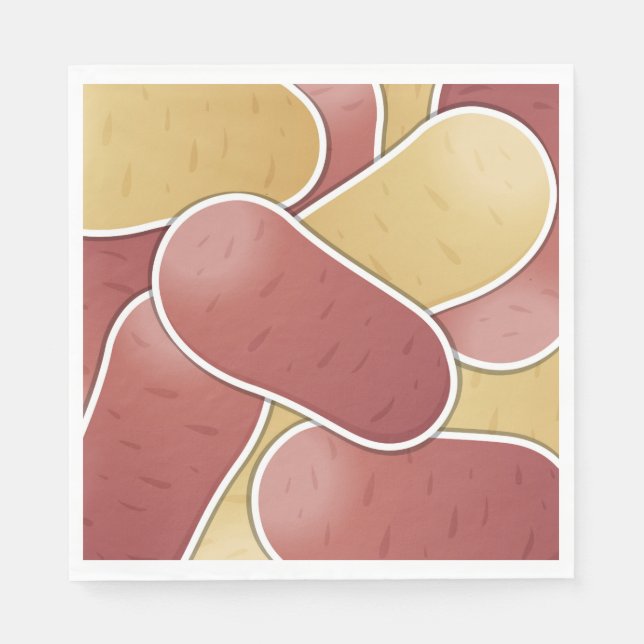 Funky mixed potato napkin (Front)